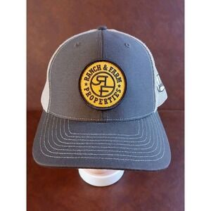 FARM & RANCH RICHARDSON Brand Style 112 Ball Snap Cap Adjustable Baseball #1597